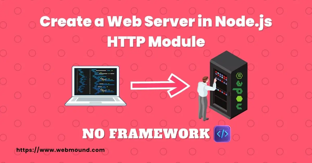 Create a Web Server in Node.js HTTP Module (No Framework)